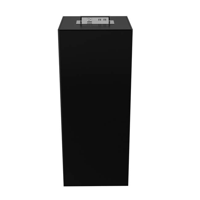 Chameleon Plinth with Charging Station - 45 x 45 x 110cm H